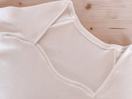 Alek Rib Top - Neckline tutorial and alterations