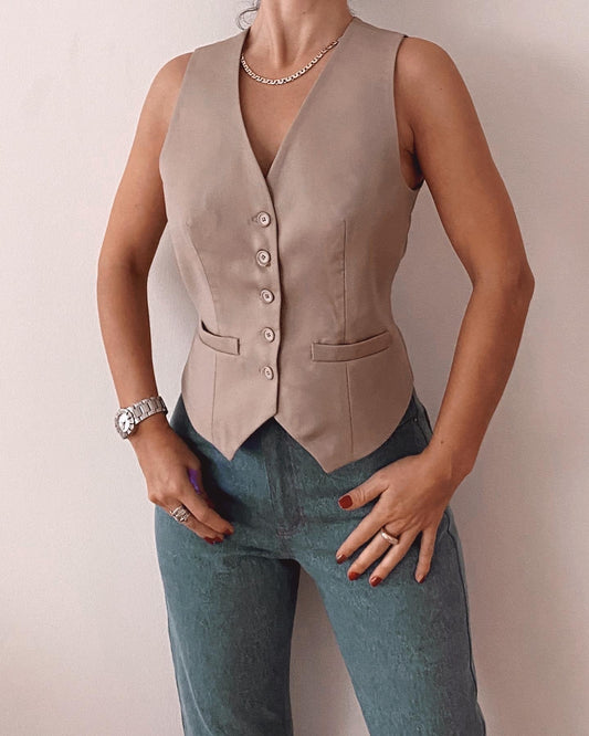 Veronica Vest - Assembling the lining and facings