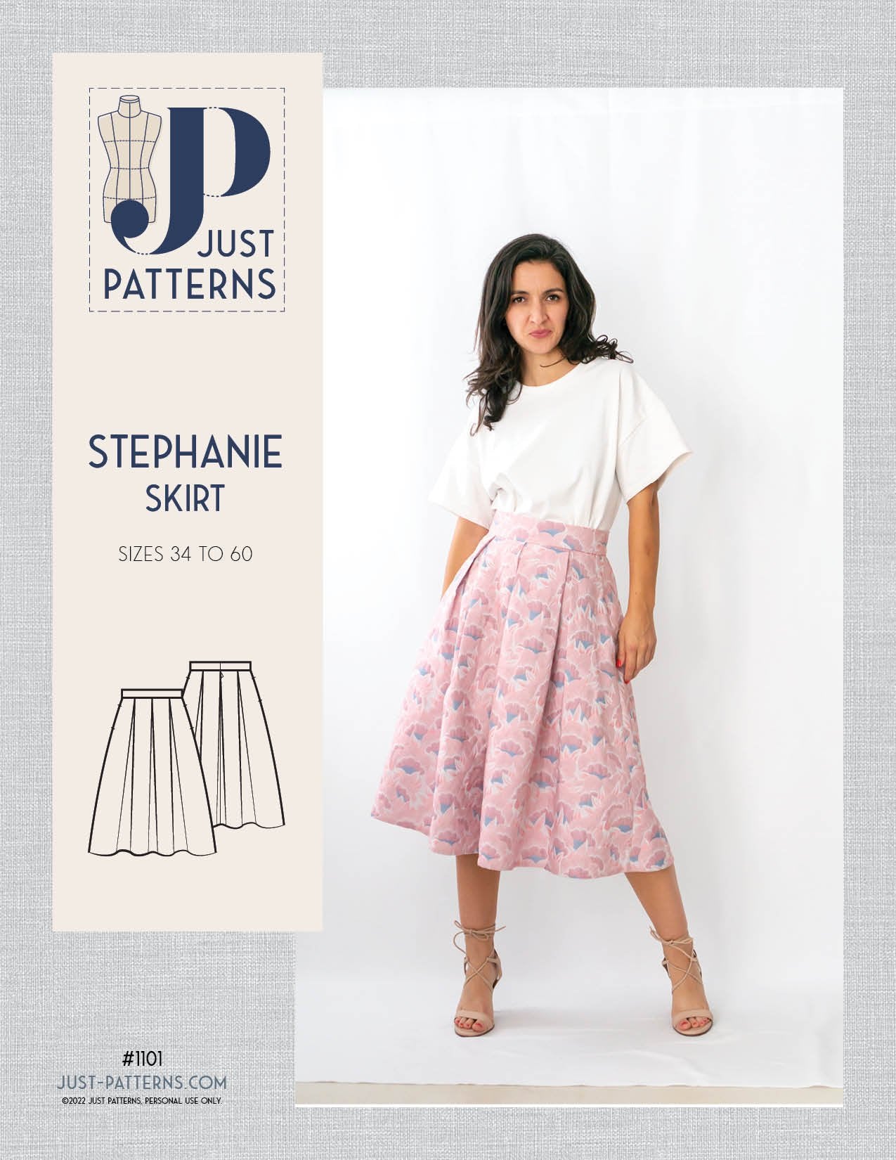 Stephanie Skirt - PDF Sewing Pattern