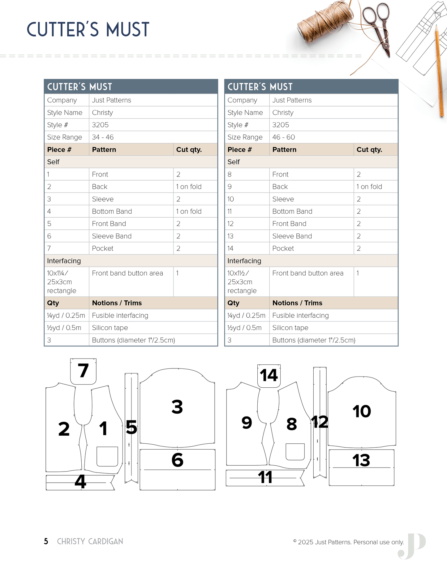 Christy Cardigan - PDF Sewing Pattern
