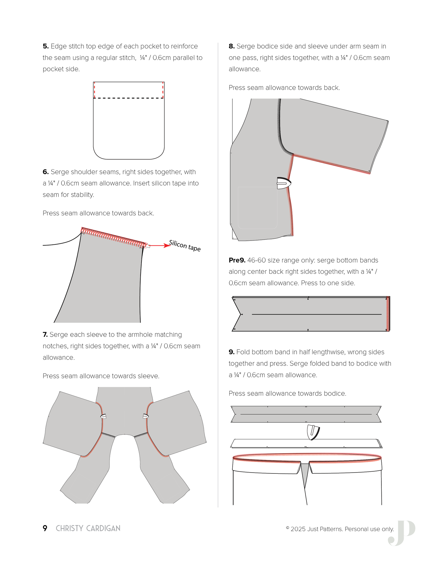 Christy Cardigan - PDF Sewing Pattern