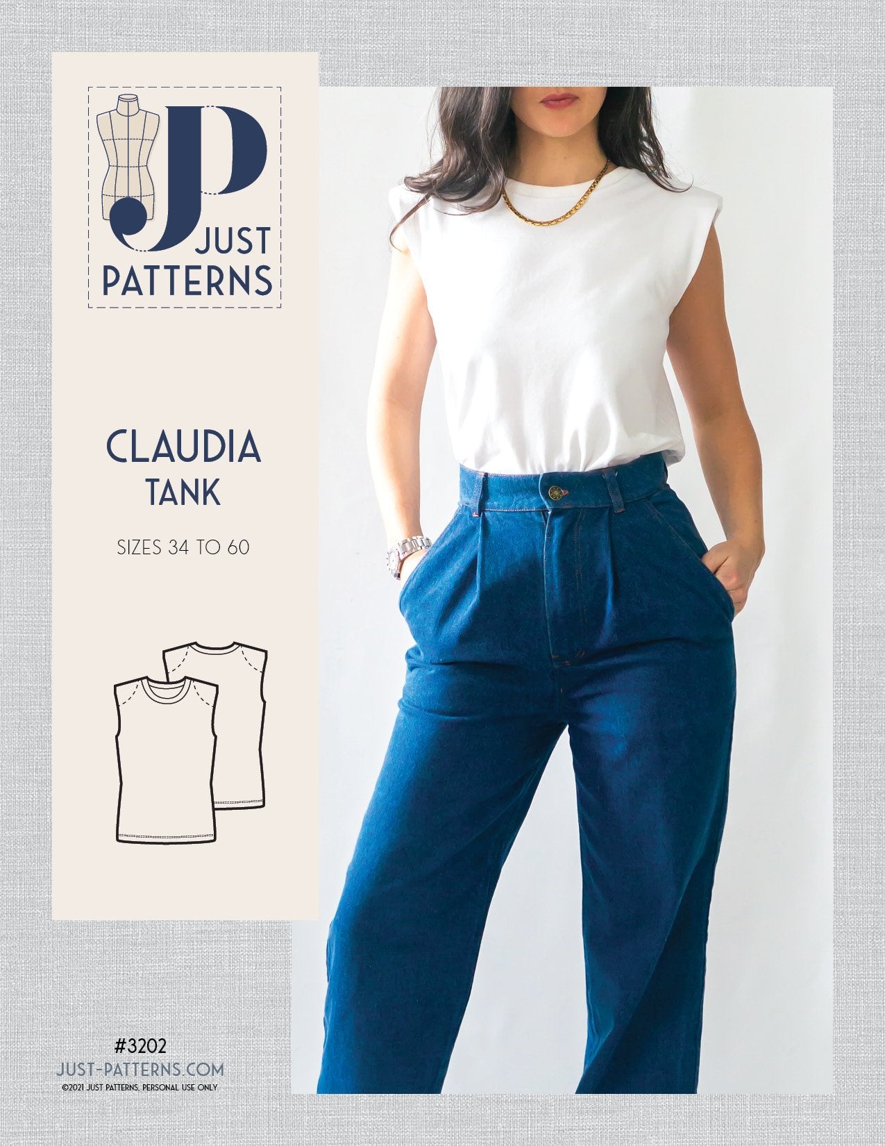 Débardeur Claudia - Patron de couture PDF