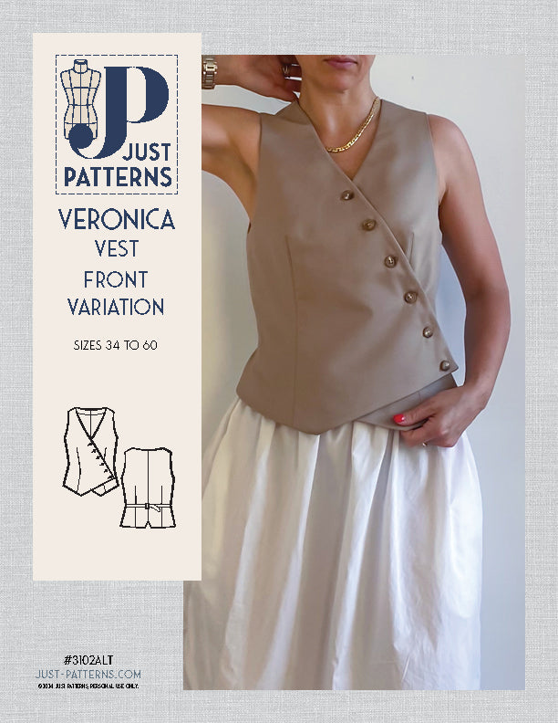 Veronica Vest - PDF Sewing Pattern