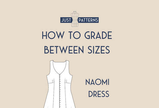Naomi Dress - How to Grade Between Sizes