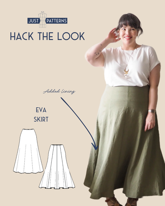 Hack the Look: Adding a Lining to the Eva Skirt