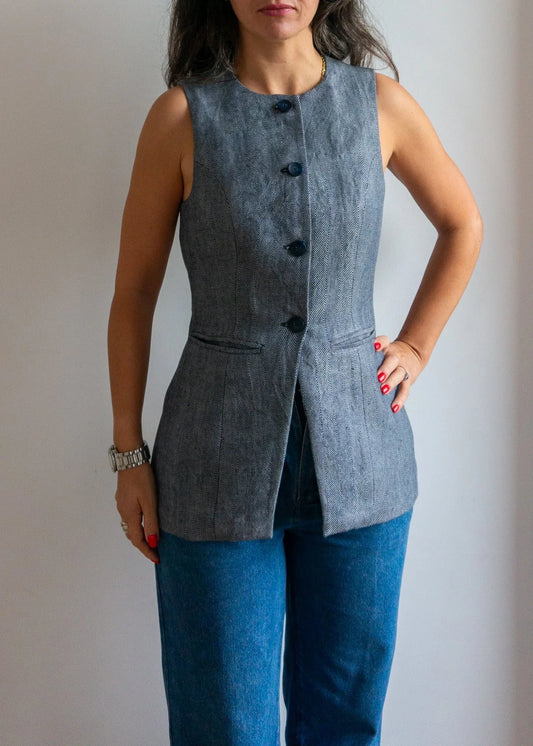Freja Vest - My First YouTube Sew-Along - Just Patterns freja, freja vest, sewing tutorial, tutorial