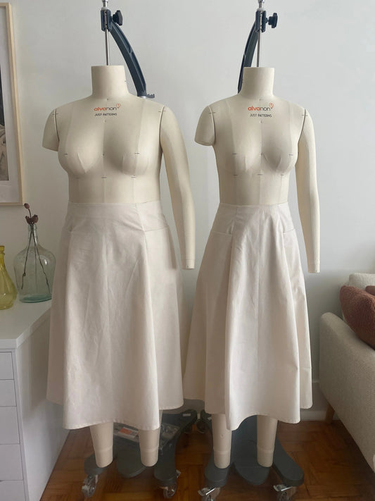 Working with 2 size ranges - Just Patterns digital sewing patterns, diy fashion, indie pattern business, indie patterns, indie sewing patterns, just patterns