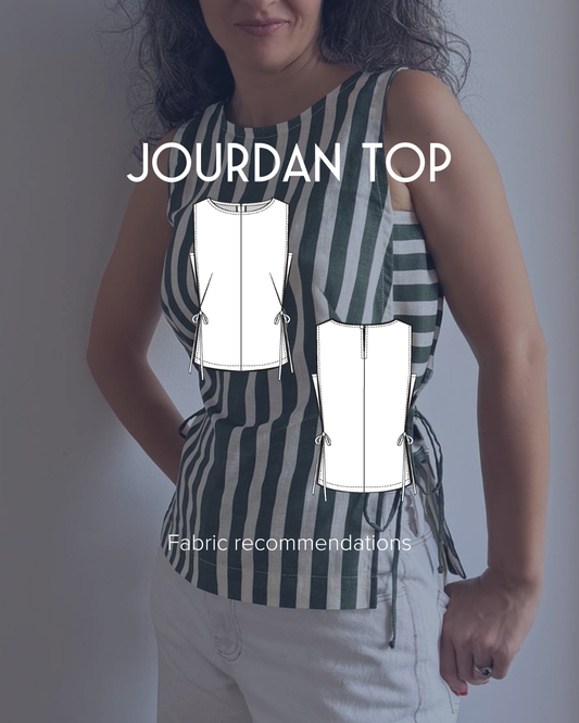 Best Fabrics for the Jourdan Top Sewing Pattern