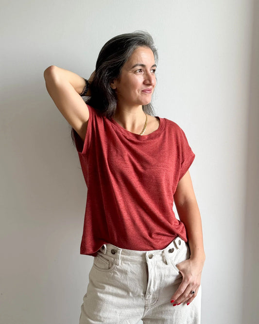 Introducing the Kate Tee - Just Patterns just patterns, kate, kate tee, knit, pattern release, sewing pattern, top