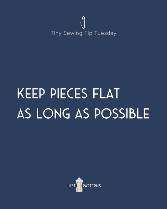 Tiny Tip Tuesday: Keep Your Cut Pieces Flat