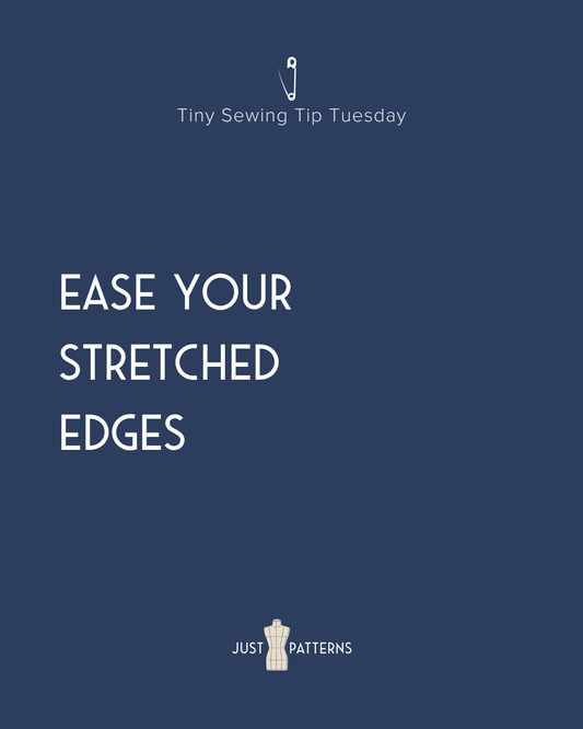 Tiny Tip Tuesday: How to Ease a Stretched Edge Back Into Shape
