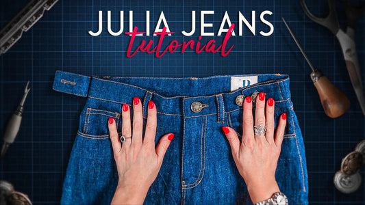 Julia Jeans - full video sewalong - Just Patterns digital sewing patterns, indie sewing patterns, jeans, julia, julia jeans, sewalong, sewing pattern, sewing patterns, video, youtube