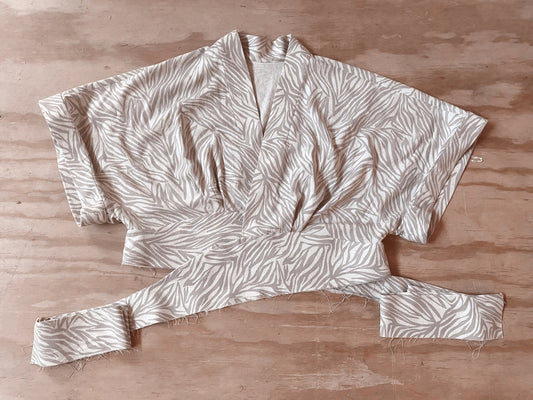 Helena Wrap Dress - Waistband tutorial