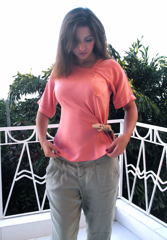 Pink silk top - Long time UFO, long time UBO...