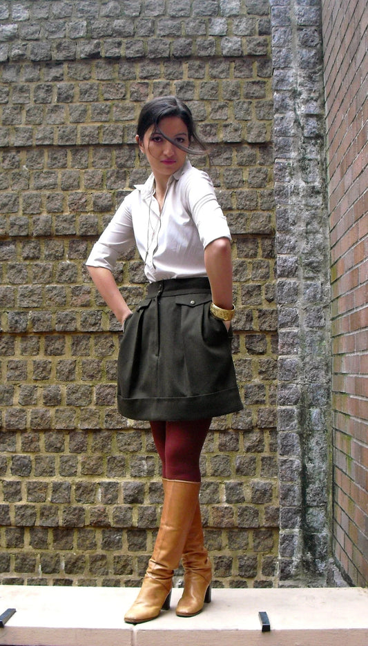 Lagarfeld (and Burda) for meeeeee!! - Just Patterns burdastyle, karl largarfeld, skirt