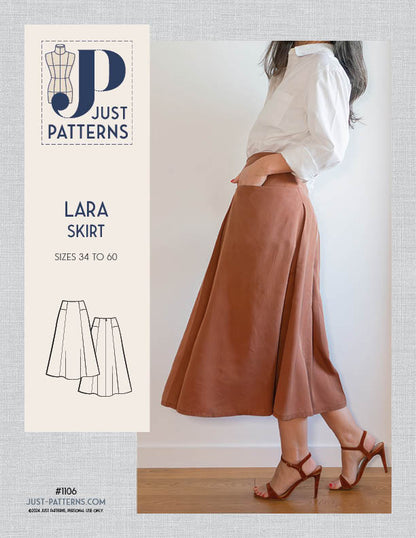 Lara Skirt - PDF Sewing Pattern