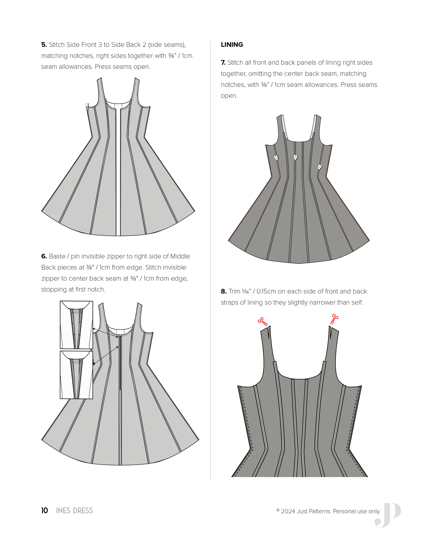 Ines Dress - PDF Sewing Pattern