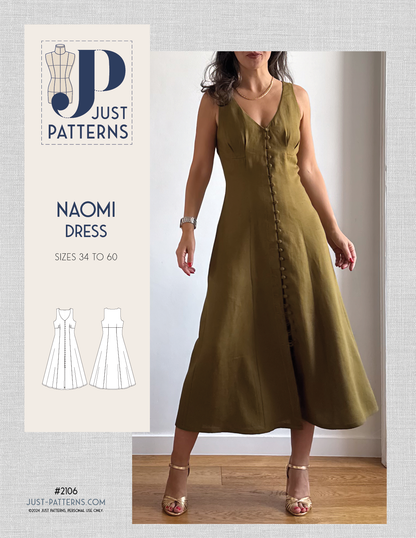 Naomi Dress – PDF Sewing Pattern