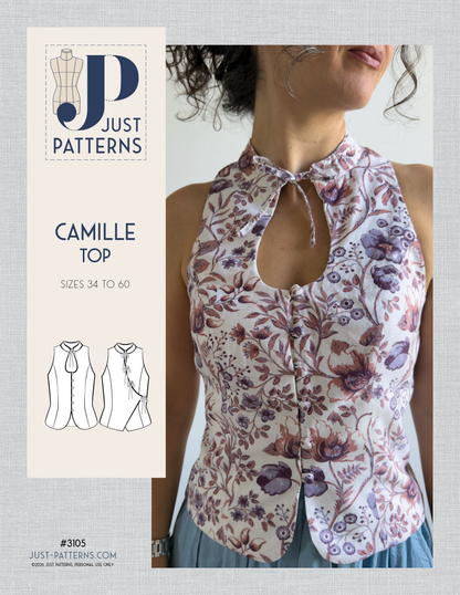 Camille Top – PDF Sewing Pattern