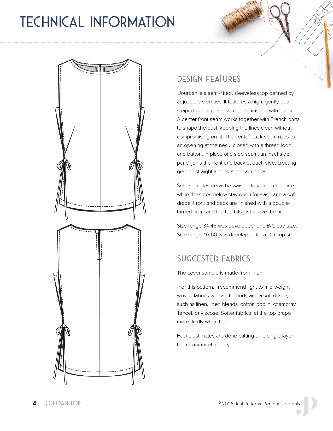 Patron Jourdan Top – PDF