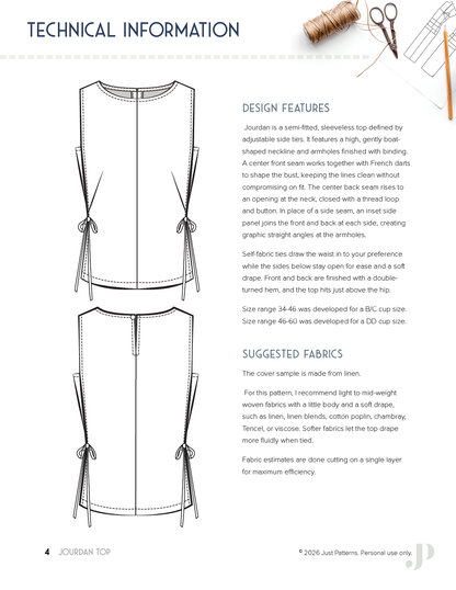 Patron Jourdan Top – PDF