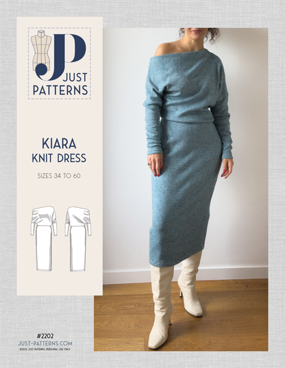 Kiara Knit Dress – PDF Sewing Pattern