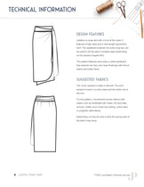 Laetitia Wrap Skirt - PDF Sewing Pattern – Just Patterns