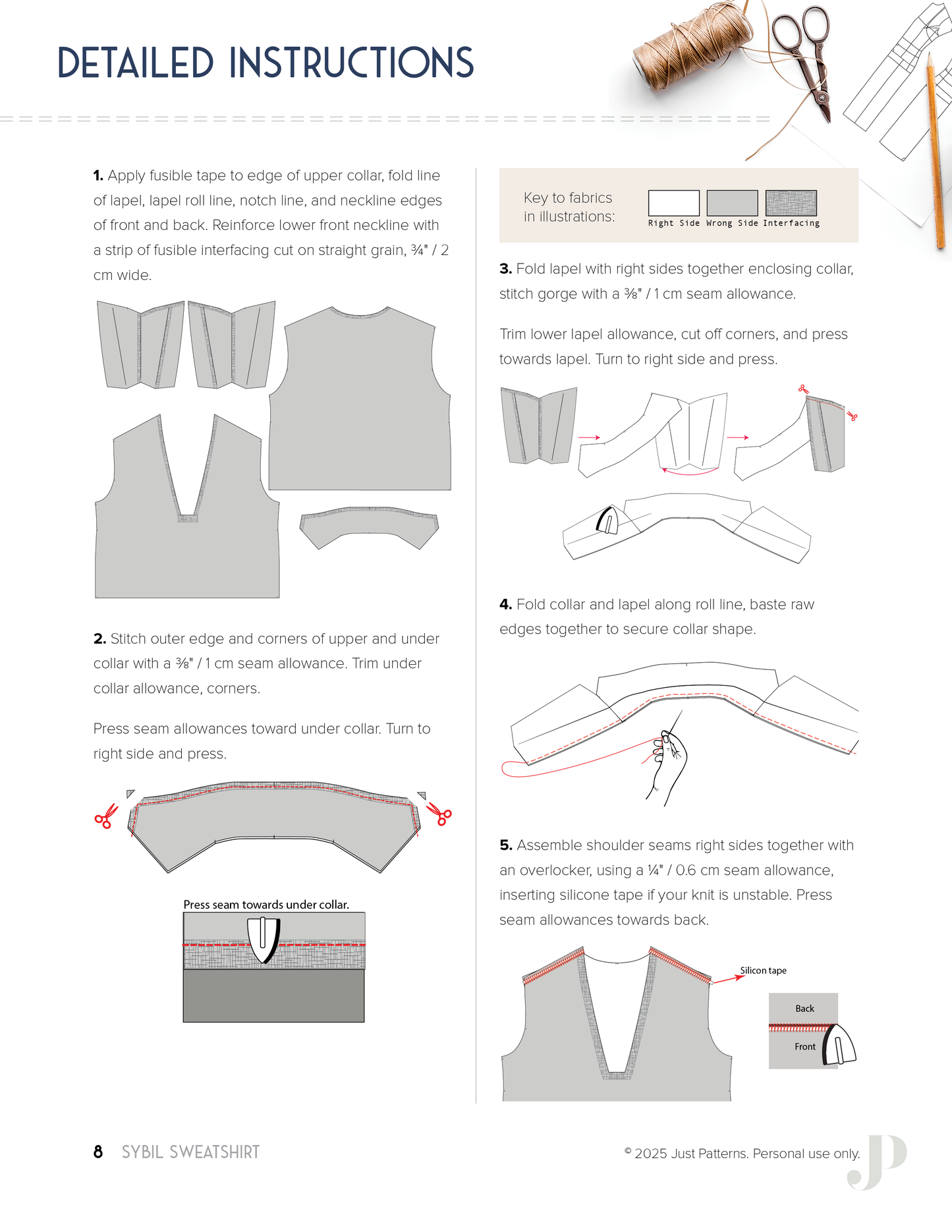 Sybil Sweatshirt – PDF Sewing Pattern