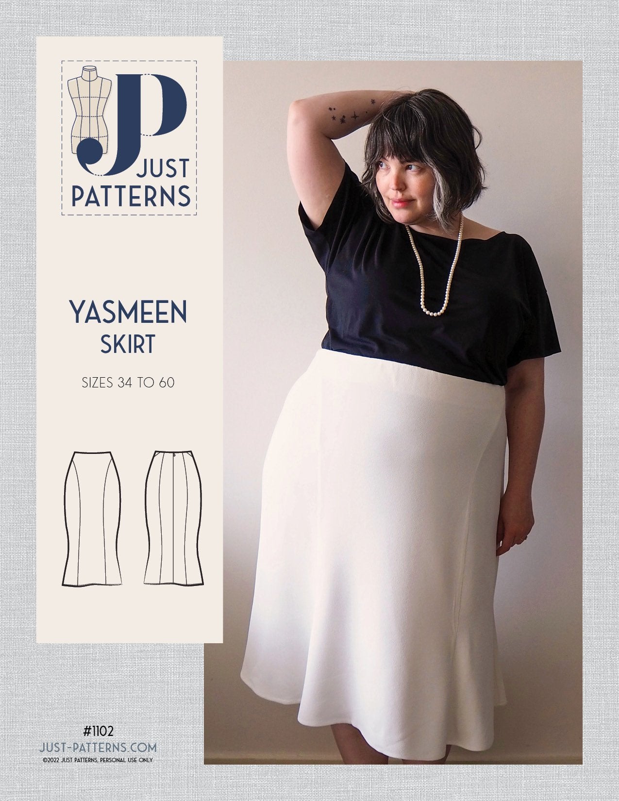 Tube skirt cheap sewing pattern