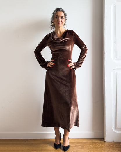 Estelle Cowl Dress – PDF Sewing Pattern