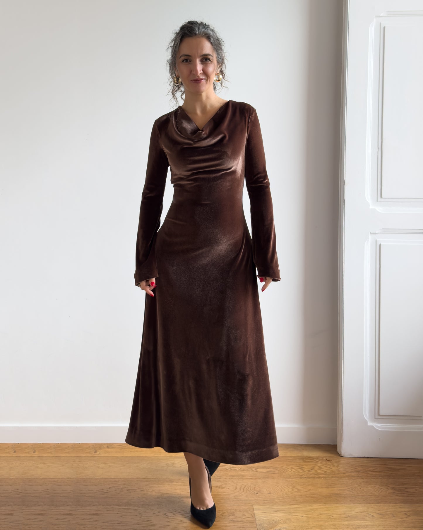 Estelle Cowl Dress – PDF Sewing Pattern