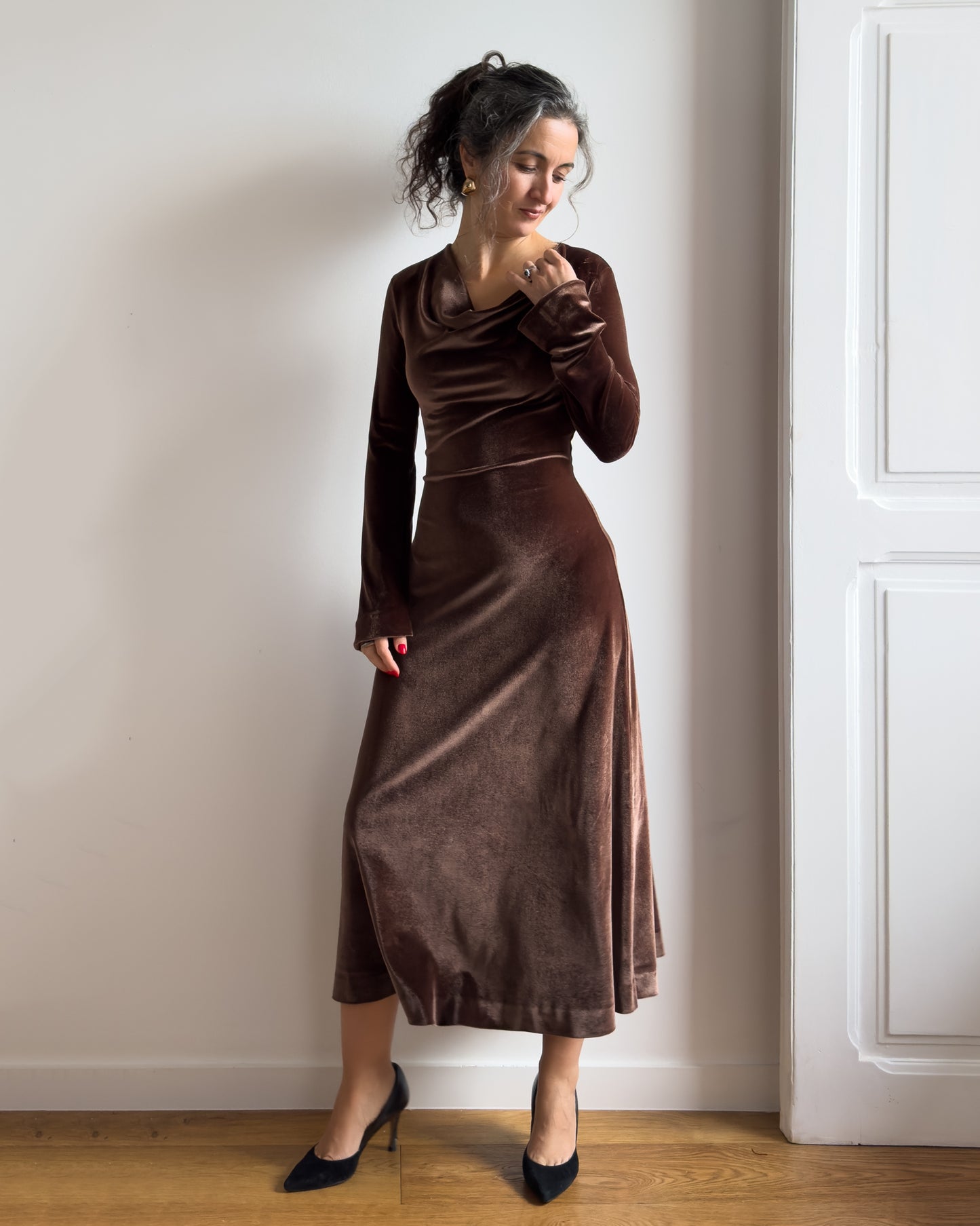 Estelle Cowl Dress – PDF Sewing Pattern