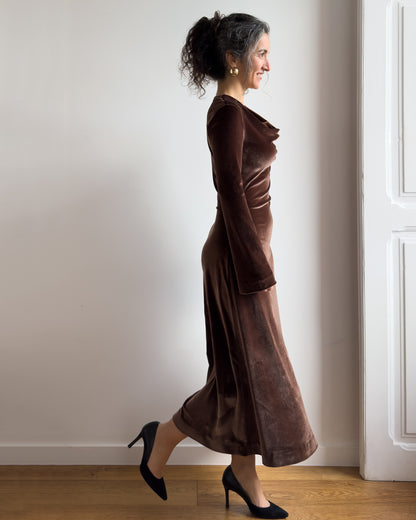 Estelle Cowl Dress – PDF Sewing Pattern