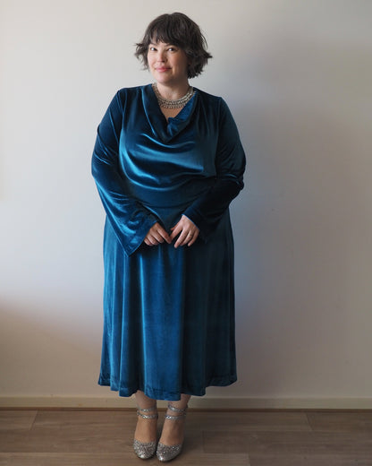 Estelle Cowl Dress – PDF Sewing Pattern