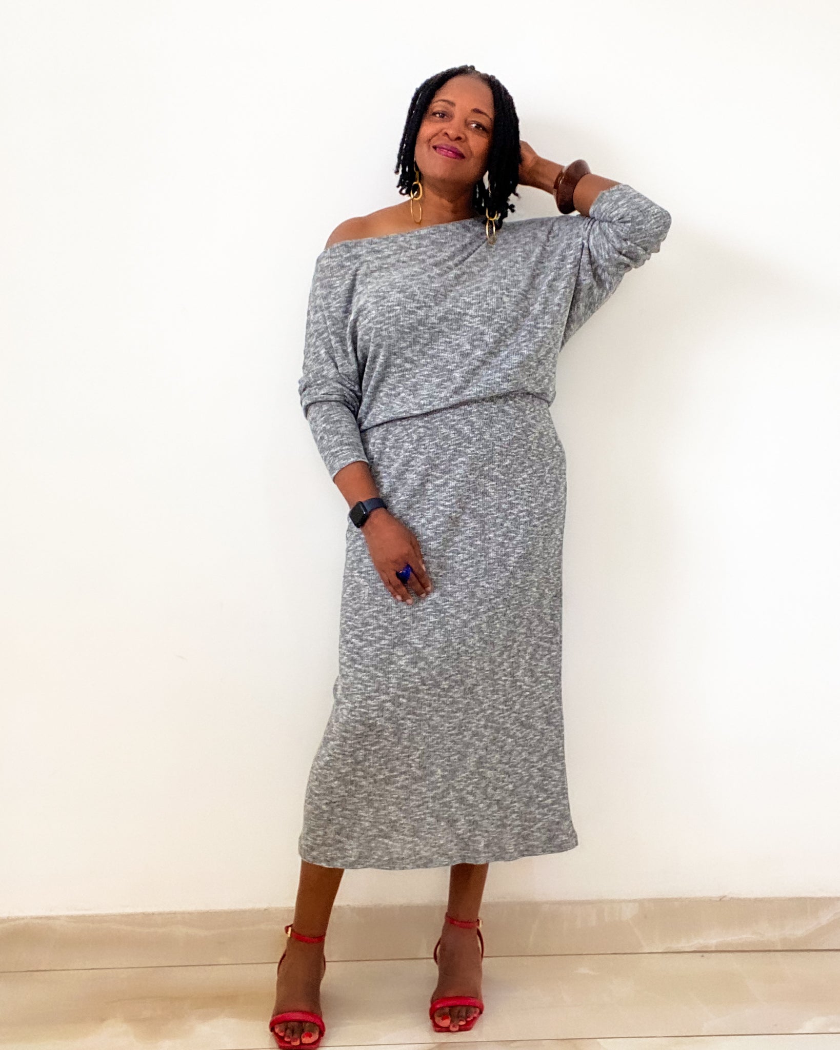 Kiara Knit Dress – PDF Sewing Pattern – Just Patterns
