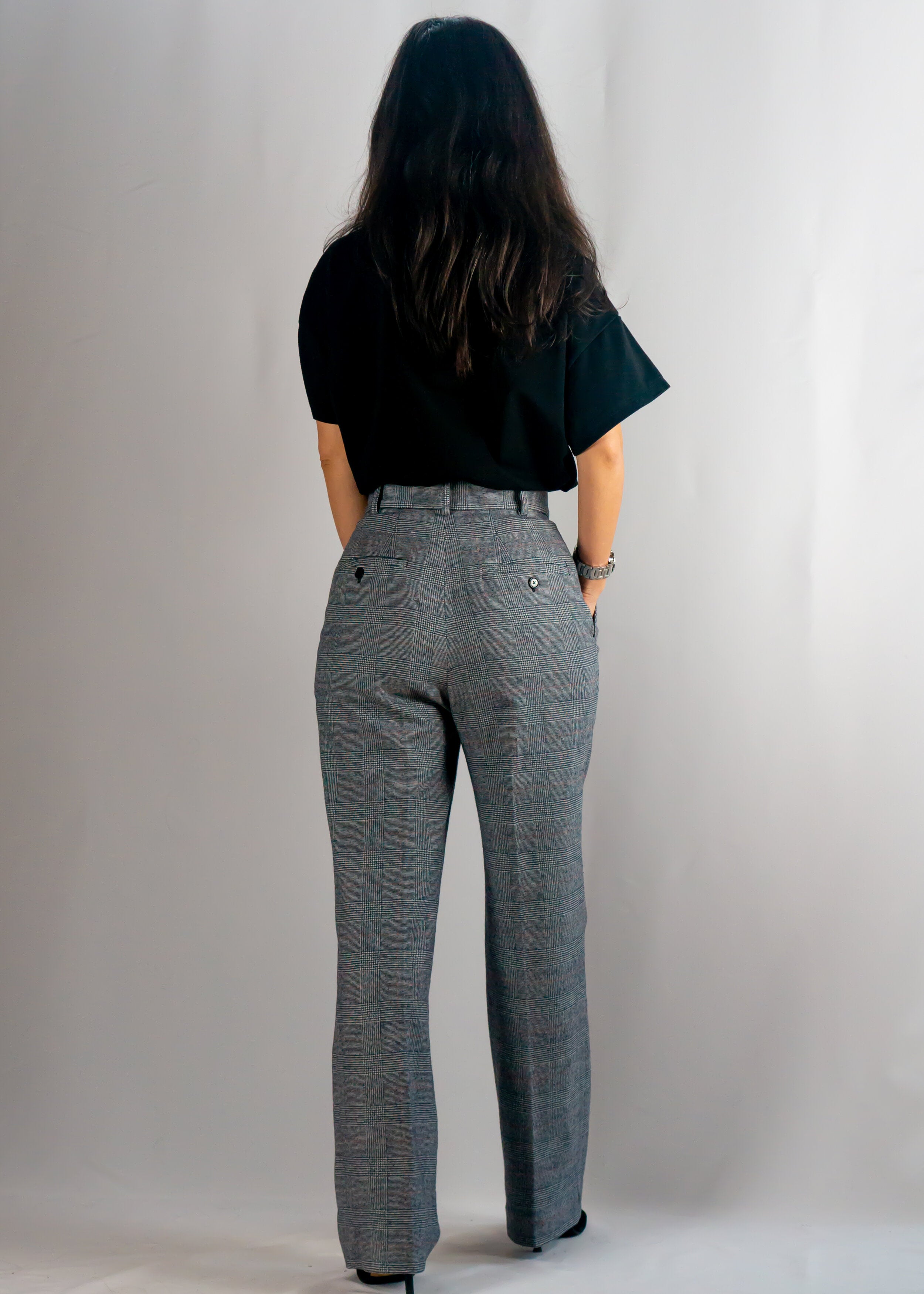 Buy The Air Smoke Grey Trouser| Beyours